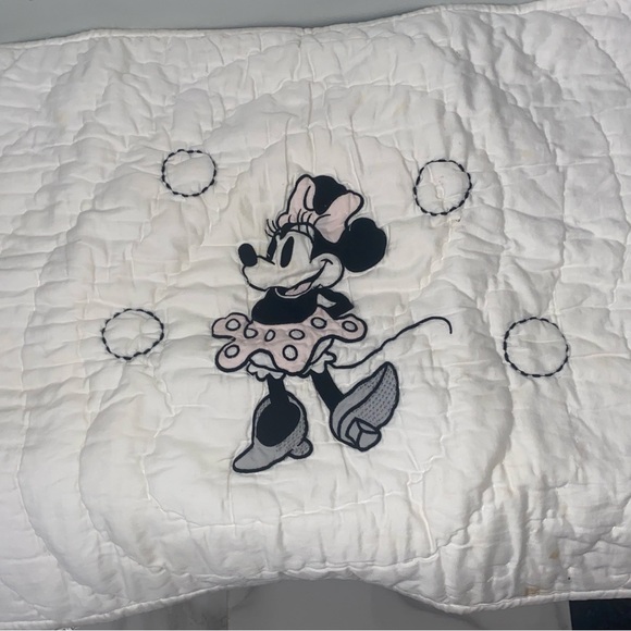 Pottery Barn Kids Disney Minnie Mouse twin Sheet Set with pillow sham - Picture 6 of 10